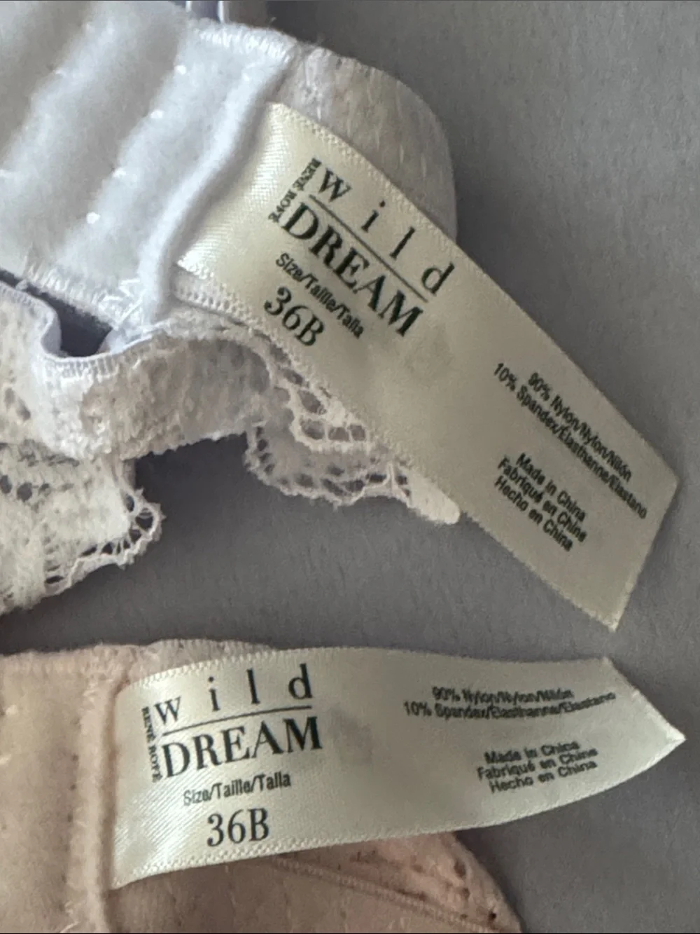 Rene Rofe | Wild Dream Lace Push-Up Bra - Bundle Size 36B NWOT - Picture 5 of 7